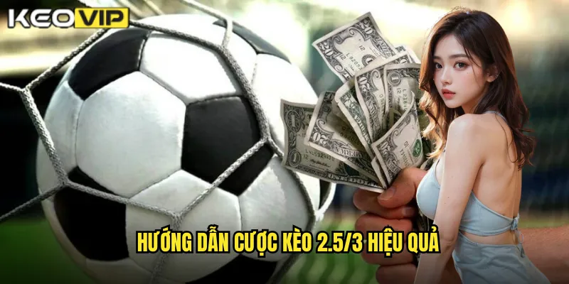 Hướng dẫn cược kèo 2.5/3 hiệu quả